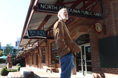 Goodbye to Frank Stasio, host of NC's The State of Things /  photography by Bob Karp from Any Questions? In our December issue