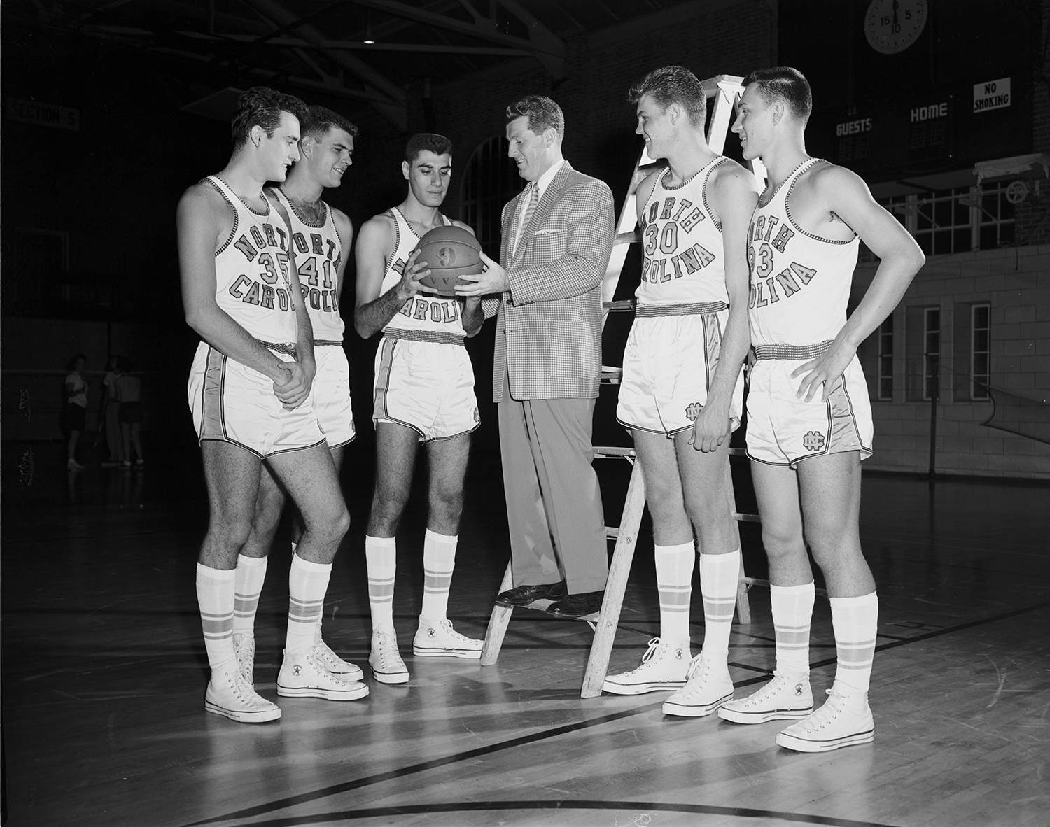 University of North Carolina White Shorts - Rare Basketball Jerseys