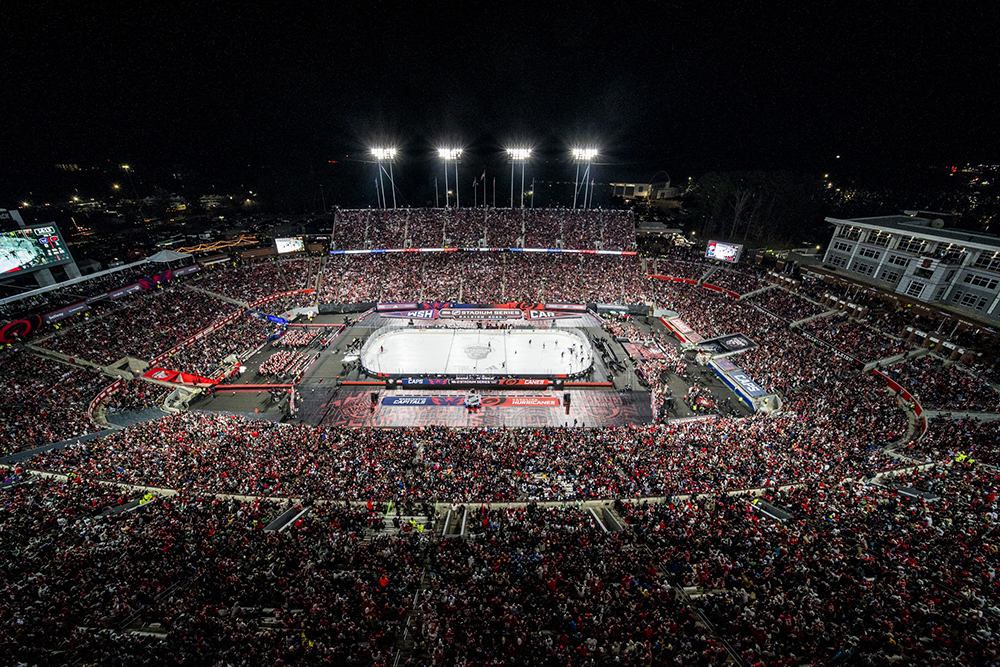 2023 NHL Stadium Series - Carolina Hurricanes vs Washington Capitals  Panoramic Poster